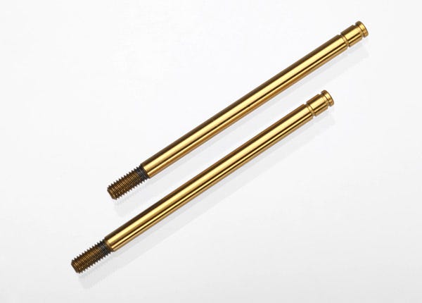 Shock shafts, hardened steel, titanium nitride coated (long) (2)