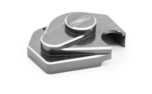 Treal Axial SCX24 Aluminum 7075 Gearbox Cover Color: Gray