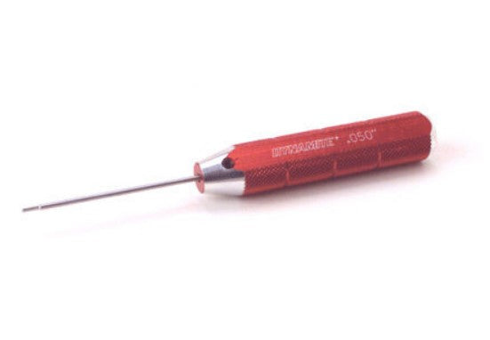 Machined Hex Driver, Red: .050"