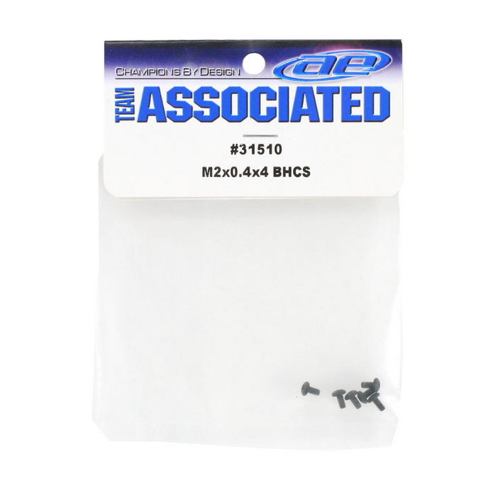 Team Associated 2x4mm Button Head Screw (6)