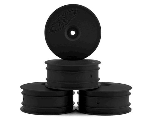 DE Racing -SB4-L4B Speedline Buggy Wheels for Losi 22-4/Tekno EB410 Front Black