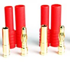 4MM Bullet Banana Connector Plug & Housing Male Female Plug Set