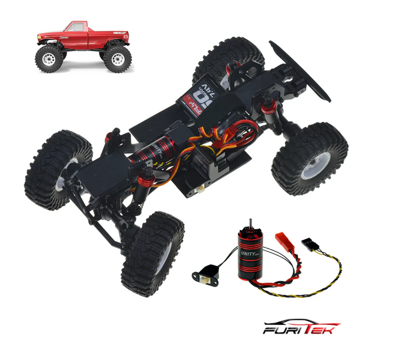 FURITEK UNITY PRO 3500kv 2-in-1 Micro FOC Brushless System for FOR REDCAT ASCENT-18