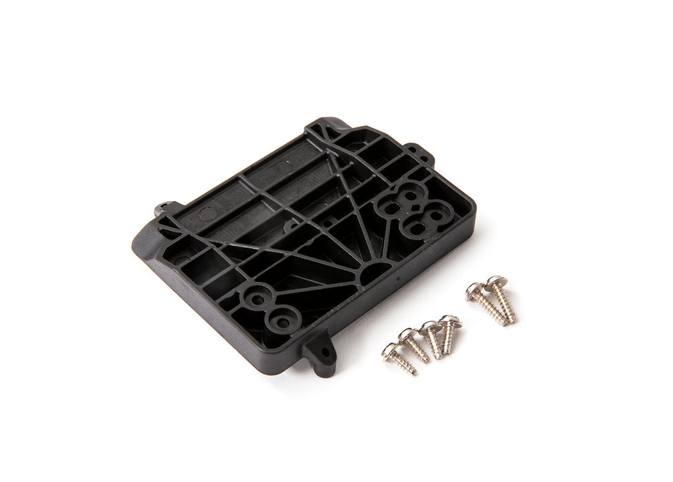 Mounting plate, electronic speed control/receiver box (for installation of XL-5/VXL and waterproof receiver box into Stampede®)