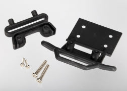 Bumper, front / bumper mount, front / 4x23mm RM (2)/ 3x10mm RST (2) (black)