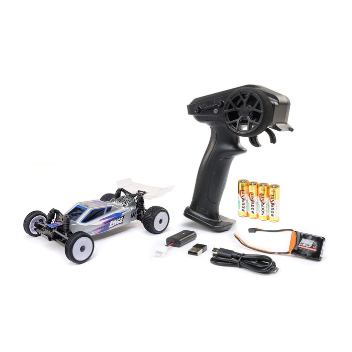 Micro-B 1/24 2WD Buggy (Silver)