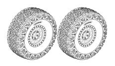 YK4073 Mounted Tires & Wheels