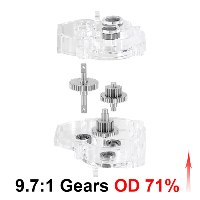 Complete Transmission with Acrylic Housing for 1/18 TRX4M TRA9791