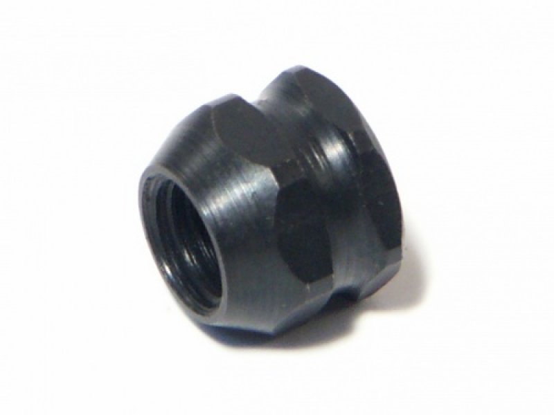 Black Pilot Nut, 1/4 - 28 X 8.5mm,for the Firestorm 10T, and Savage X (1pcs)