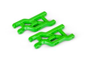 Suspension arms, green, front, heavy duty (2)