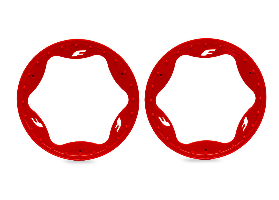 BEADLOCK RINGS REAR RED (2)