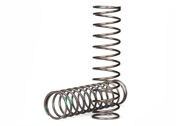 Springs, shock (natural finish) (GTS) (0.54 rate, green stripe) (2)
