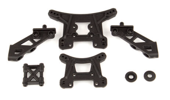 Front and Rear Shock Towers & Wing Mounts: 14B, 14T