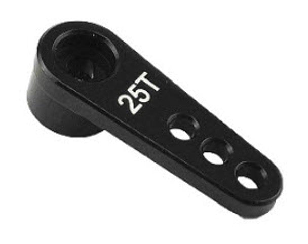 Aluminum RC Servo Horns 25T (28mm - Black)
