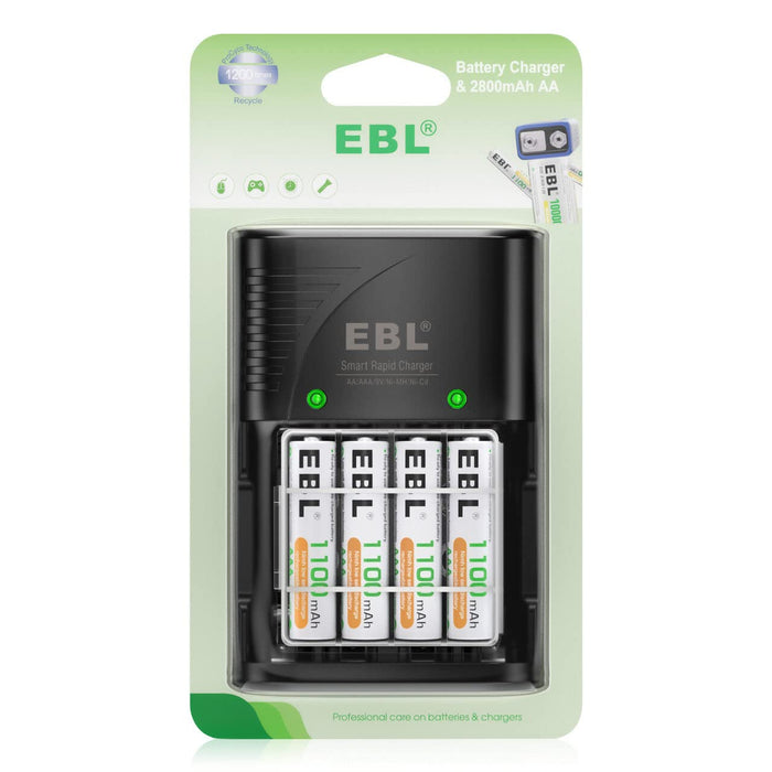 Rechargeable AAA Batteries & AAA Battery Charger