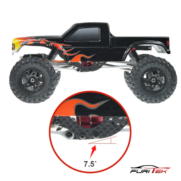 CAYMAN PRO V2 4X4 1/18 PREMIUM RC CRAWLER W/ TX/RX BLACK