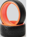1/10 Drift Car Tire 63mm/26mm, Orange, 4pcs