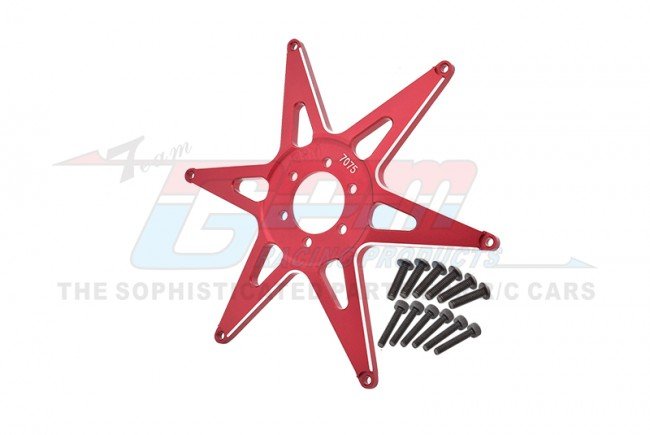 PROMOTO-MX MOTORCYCLE Aluminum 7075 Front Wheel Pattern Buckle - (RED) LOS46002