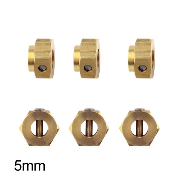 12mm Heavy Brass Wheel Hex Hub Extenders For TRX4 4PCS 8.5MM
