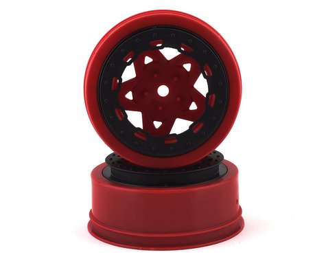 JConcepts Tremor Short Course Wheels (Red) (2) (Slash Front) w/12mm Hex