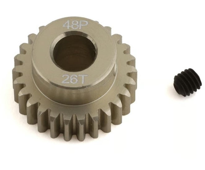 ProTek RC 48P Lightweight Hard Anodized Aluminum Pinion Gear (5.0mm Bore) (21T)