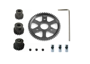 54T SPUR MOD 0.8 32Pitch 15T,17T & 19T Pinion ( Slash,Rustler, Stampede 4x4)