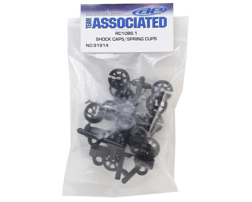 Team Associated B6.1/B6.1D Shock Caps & Spring Cups