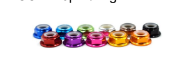 Flange Nylon Lock Nut M4 Regular CCW 10pcs/bag