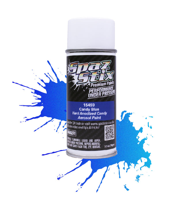 Candy Blue Fluorescent Aerosol Paint, 3.5oz Can