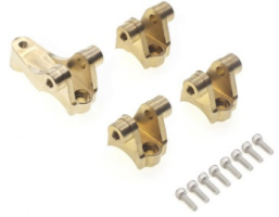 BRASS AXLE MOUNT SET TRX-4 FRNT/REAR TRA8227