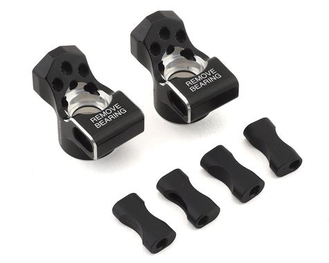 Exotek TLR 22 5.0 Aluminum Rear Hub Set w/Inserts (Black) {TLR334073}