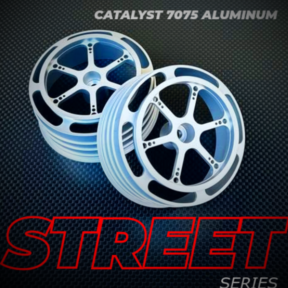 Catalyst 7075 Aluminum STREET Series Rear Drag Wheels (2)