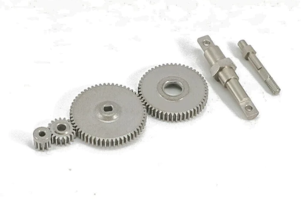 Motor, spur, pinion main differential input gear drive shaft for axial scx24