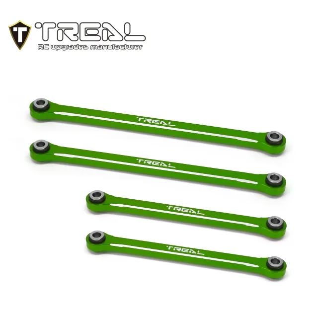 TRX4M Lower Links Set (4pcs) Aluminum 7075 Lower Chassis 4-Links (Green)
