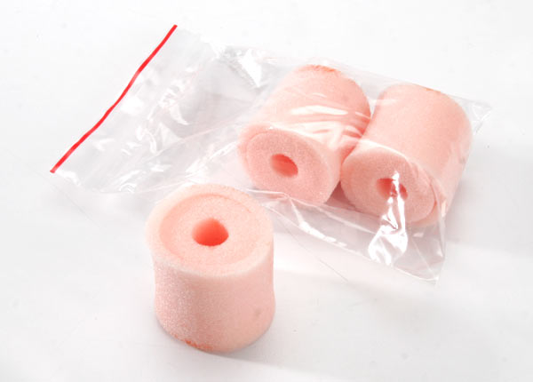 Air filter and pre-filter inserts, foam (high-volume) (3) (pre-oiled, assembled) (TRX 2.5, 2.5R, 3.3)