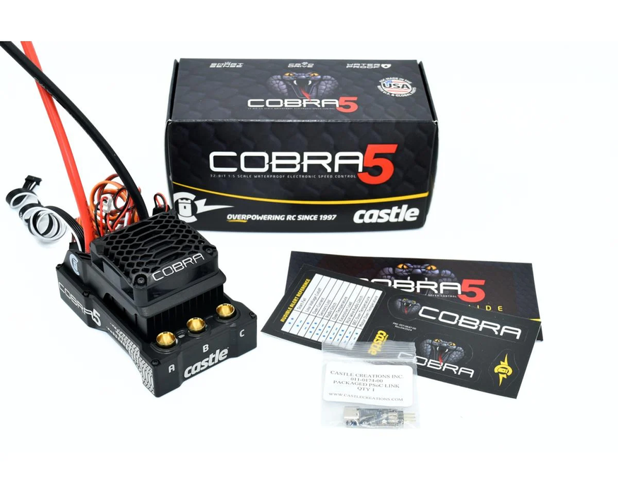 Castle Creations Cobra 5 8S 1/5 Sensored Brushless ESC