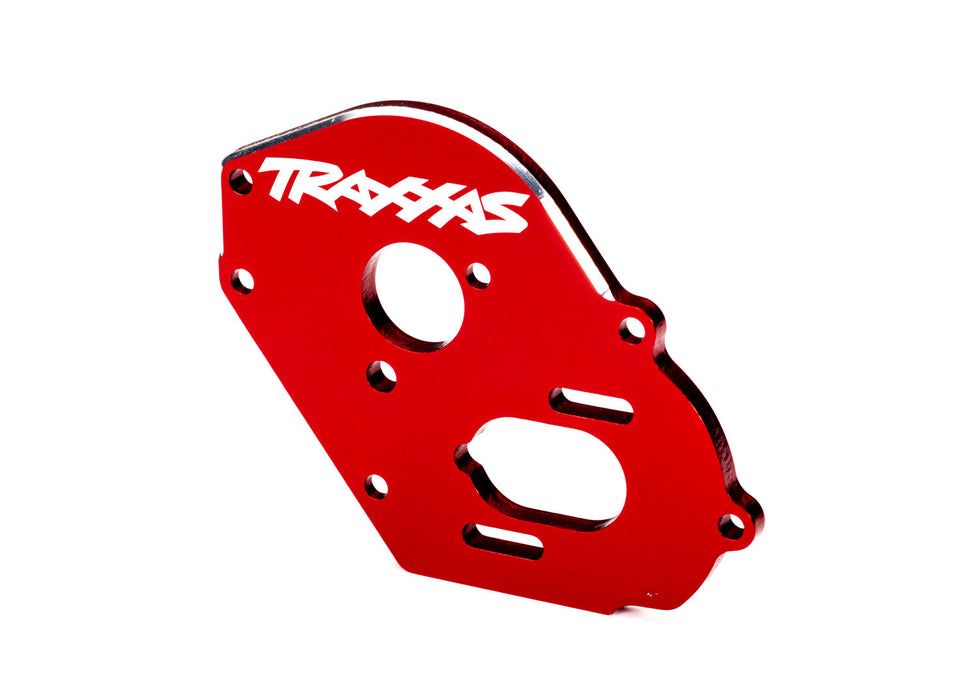 Plate, motor, red (4mm thick) (aluminum)/ 3x10mm CS with split and flat washer (2)