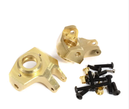 Brass Alloy 55g Ea Weight Steering Blocks for Axial 1/10 SCX10 II Scale Crawler