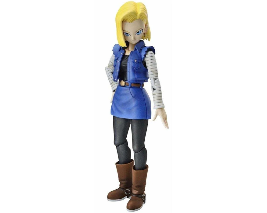 Bandai (2484289) Android 18 (New Pkg Ver) "Dragon Ball", Bandai Hobby Figure-rise Standard Action Figure Model Kit