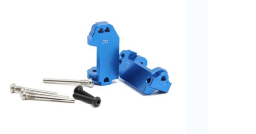 1/10 2WD Slash, Stampede, Rustler, Aluminum Alloy Front Caster Blocks (BLUE) 3632