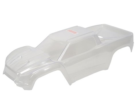 Body, X-Maxx® (clear, trimmed, requires painting)/ window masks/ decal sheet