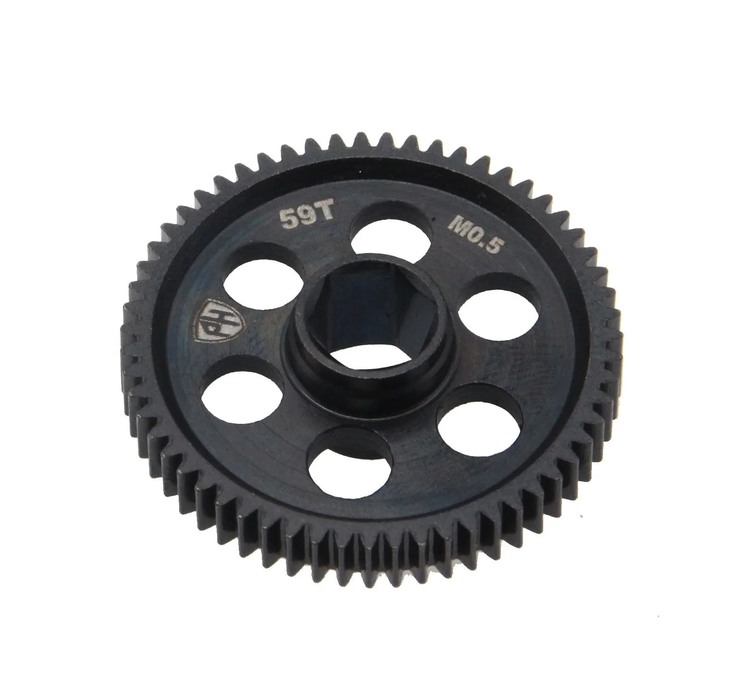 CNC Steel Main Spur Gear 0.5 module 59T: Arrma Granite / Mojave GROM