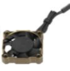 Aluminium 40x40 Fan 9V/15000RPM Black & Gold