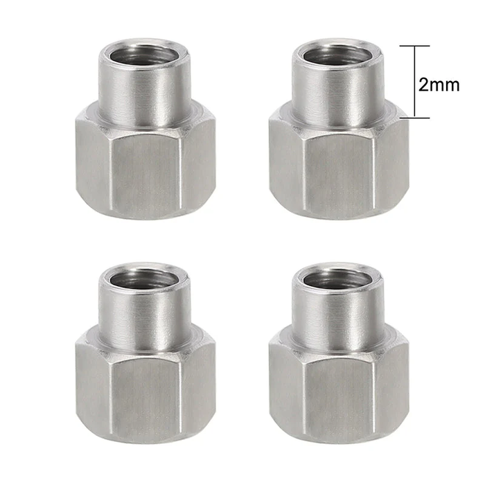 4PCS 2mm M2.5 Long Nuts for 1/18 TRX4M