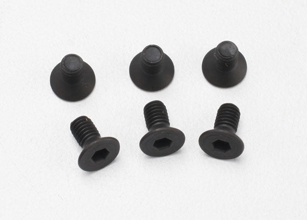 Screws, 3x6mm countersunk machine (6) (hex drive)