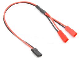 Male JR to Female JST Y Splitter Harness Parallel Wire