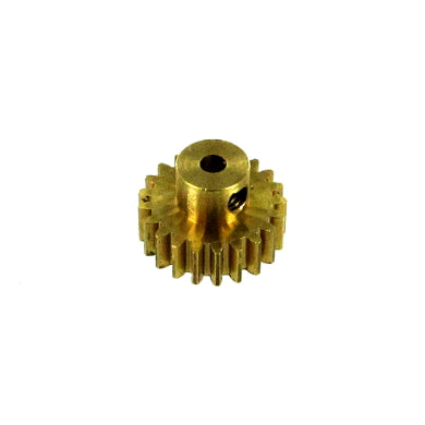 Brass Pinion Gear (21T, .8 module) for 3.2mm shaft