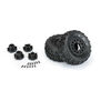 1/10 Trencher X Front/Rear 2.2"/3.0" SC Mounted 12mm Black Raid (2)