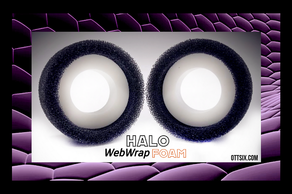 1.9 Standard Series Halo Foams: 3.2" white dot