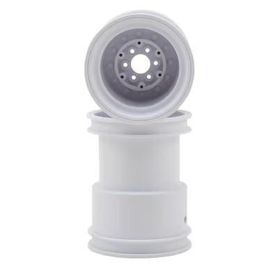 JConcepts Tribute 2.6 x 3.6" Monster Truck Wheel (White) (2)